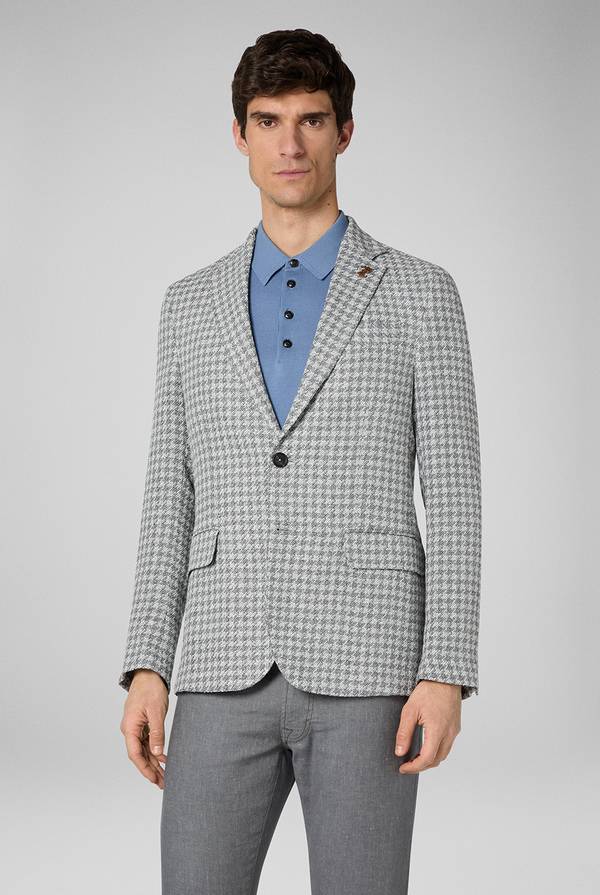Pull Pal Zileri Giacca Brera in misto lino, cotone e viscosa Sconto