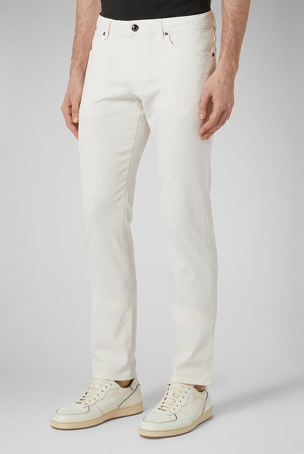 Pull Pal Zileri Pantalone 5 tasche in cotone stretch tinto in capo Online