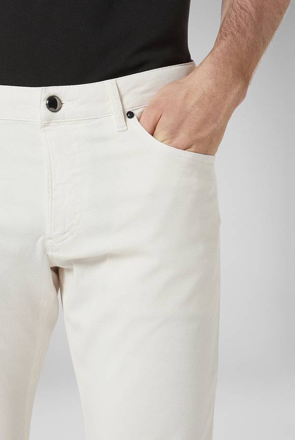 Pull Pal Zileri Pantalone 5 tasche in cotone stretch tinto in capo Online