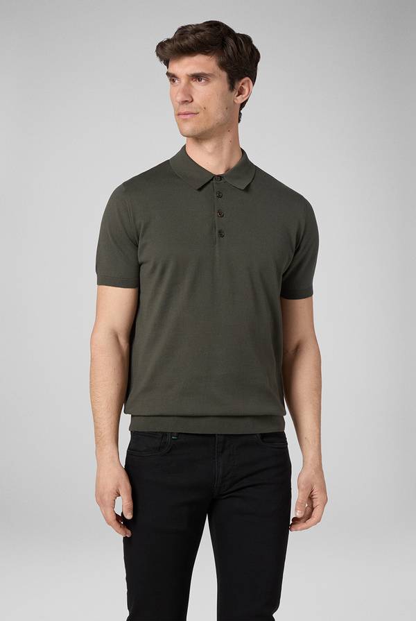 Pull Pal Zileri Polo in puro cotone a maniche corte Qualità