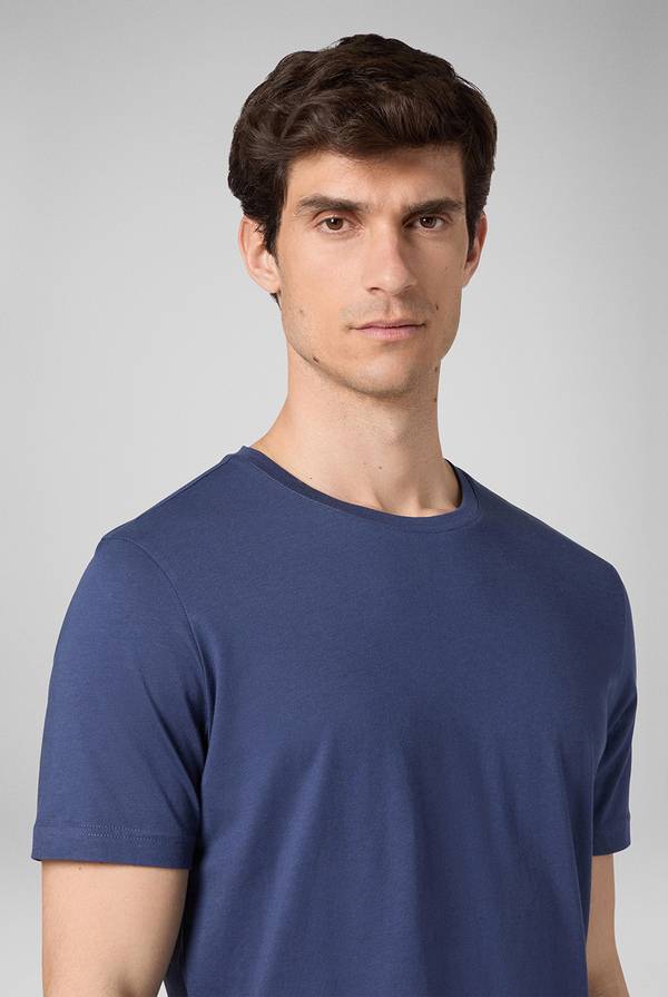 Pull Pal Zileri T-Shirt in cotone nel colore blu Promozione
