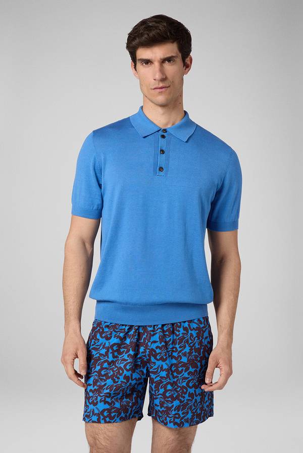 Pull Pal Zileri Polo in maglia di lana e seta Spedizione Gratuita
