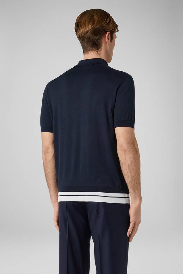 Pull Pal Zileri Polo con bande a contrasto Acquista Ora