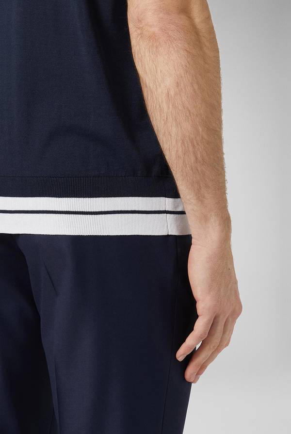 Pull Pal Zileri Polo con bande a contrasto Acquista Ora