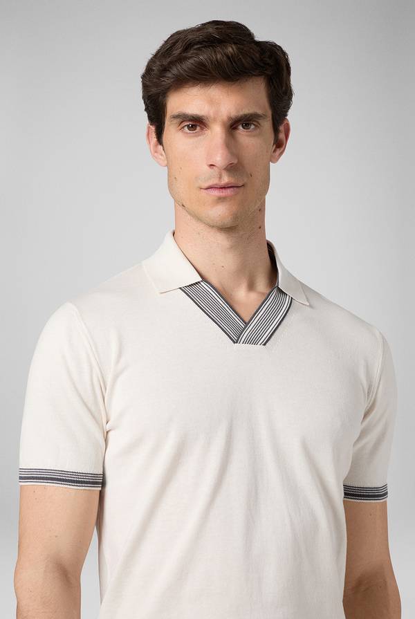 Pull Pal Zileri Polo con finiture millerighe Fino Al -60%