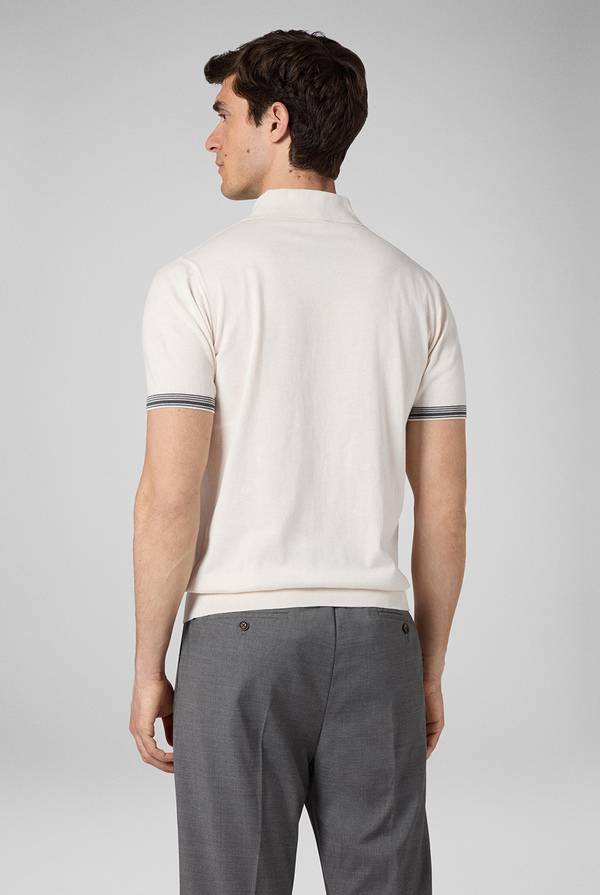 Pull Pal Zileri Polo con finiture millerighe Fino Al -60%