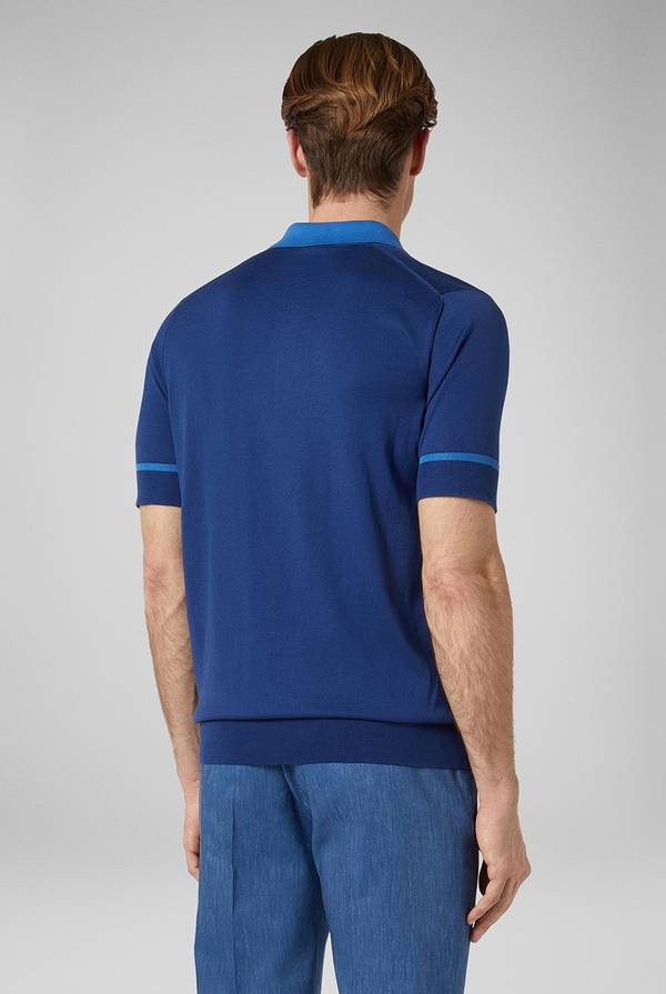 Pull Pal Zileri Polo in maglia con dettagli a contrasto Affare Del Giorno