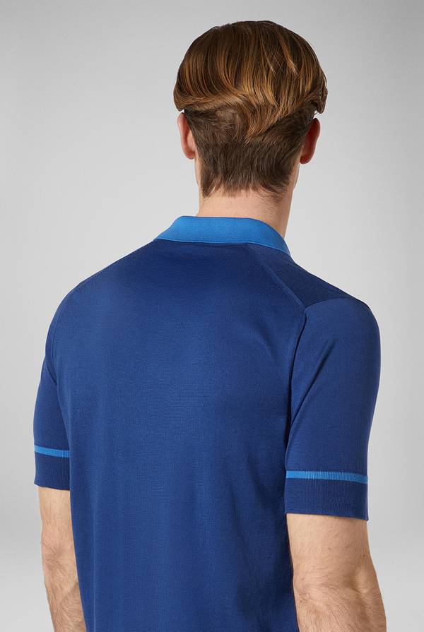 Pull Pal Zileri Polo in maglia con dettagli a contrasto Affare Del Giorno