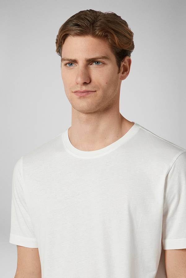 Pull Pal Zileri T-Shirt in cotone nel colore bianco Prezzo Ridotto