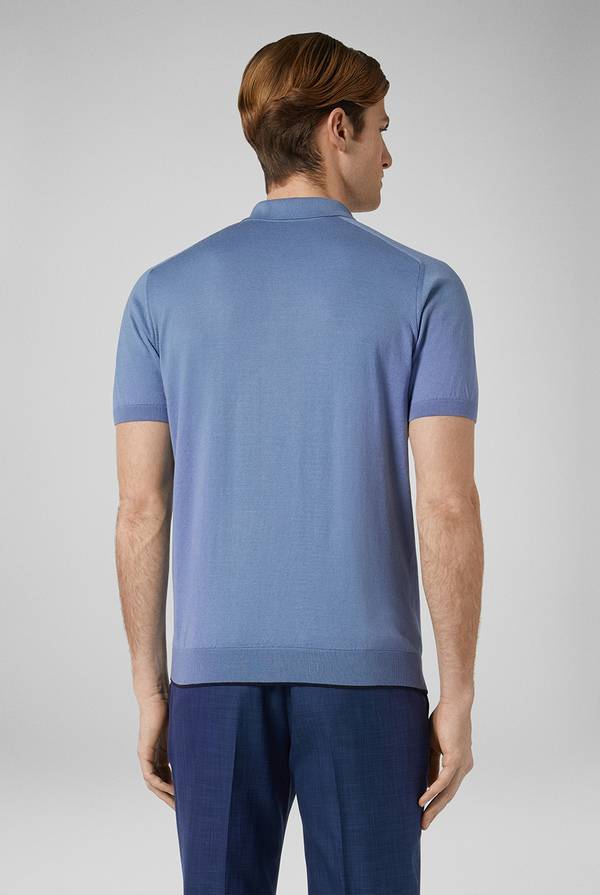 Pull Pal Zileri Polo in maglia con calati Sottocosto
