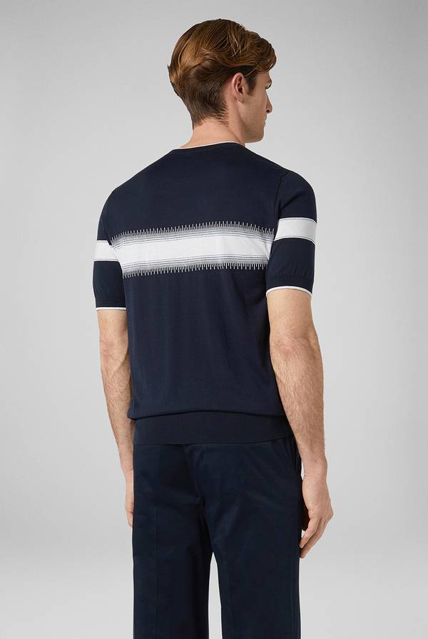 Pull Pal Zileri Maglia girocollo in seta e cotone Offerta