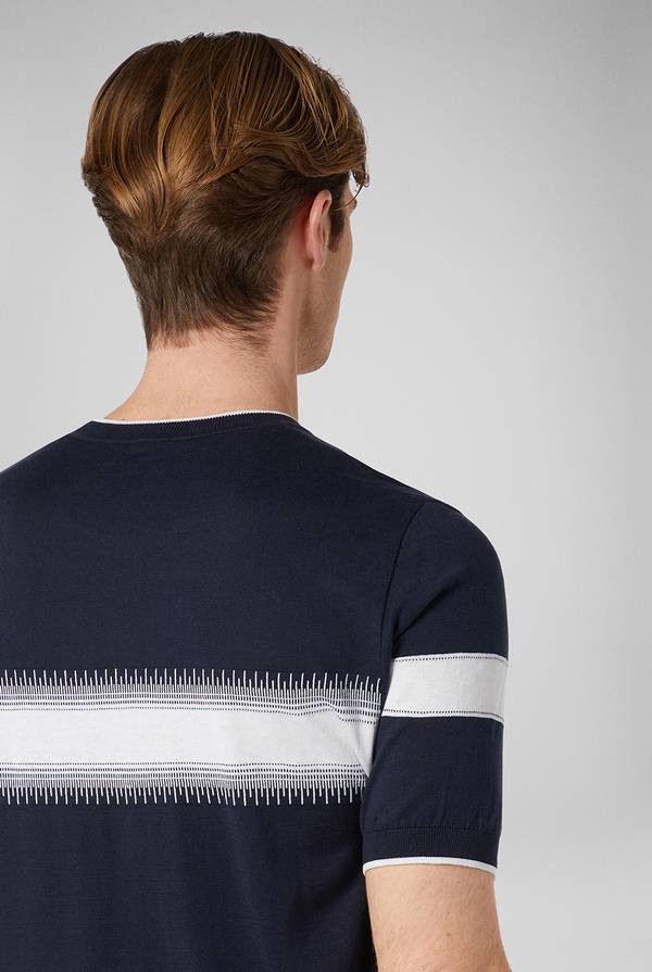 Pull Pal Zileri Maglia girocollo in seta e cotone Offerta