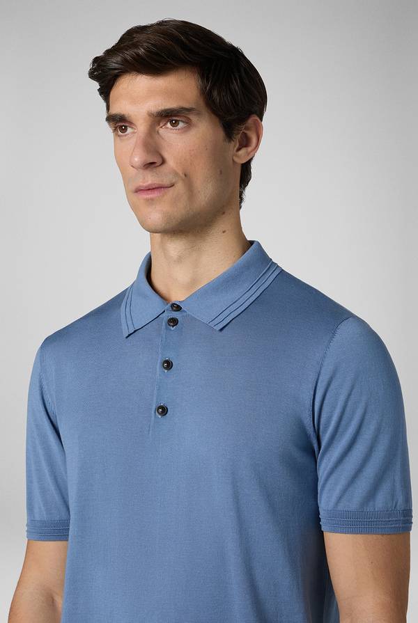 Pull Pal Zileri Polo in cotone e tencel In Vendita