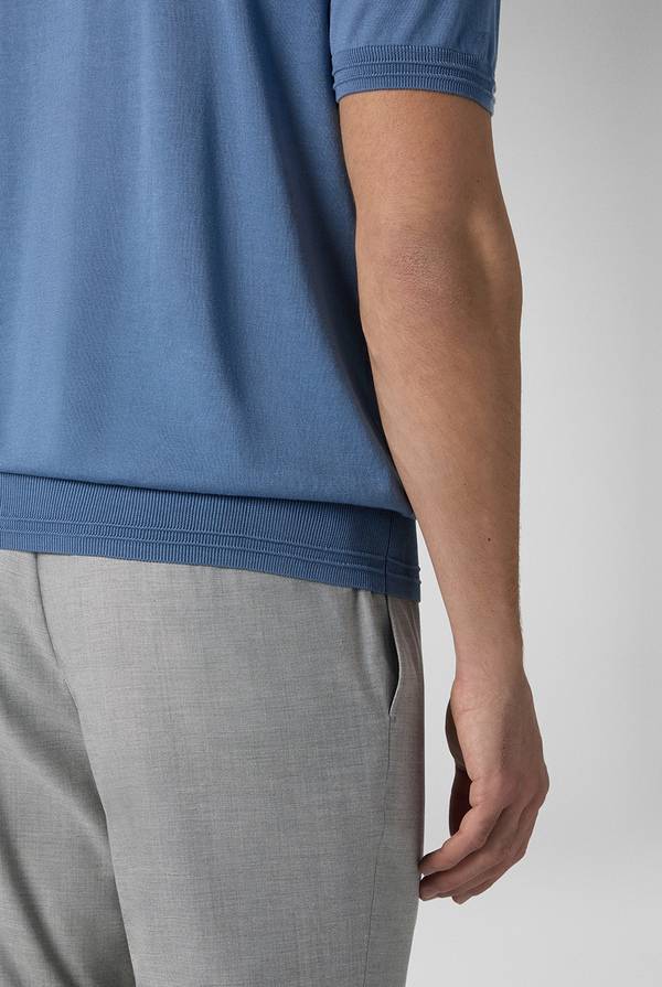 Pull Pal Zileri Polo in cotone e tencel In Vendita