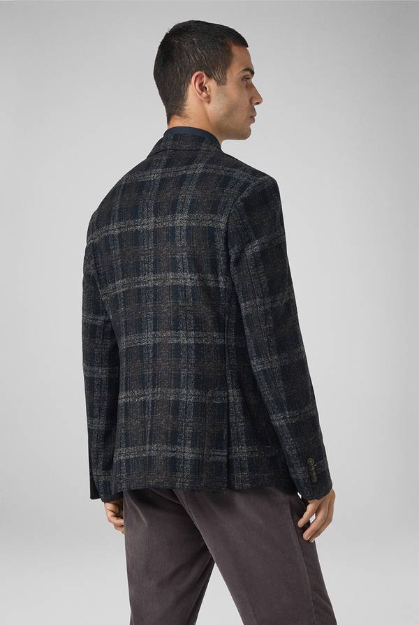 Pull Pal Zileri Giacca blu navy con motivo macro check Moda