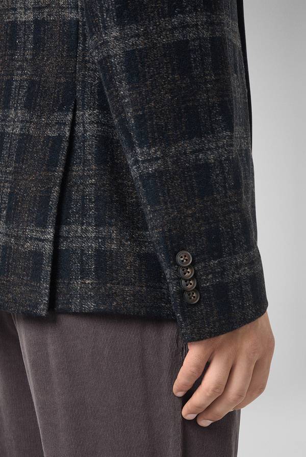 Pull Pal Zileri Giacca blu navy con motivo macro check Moda