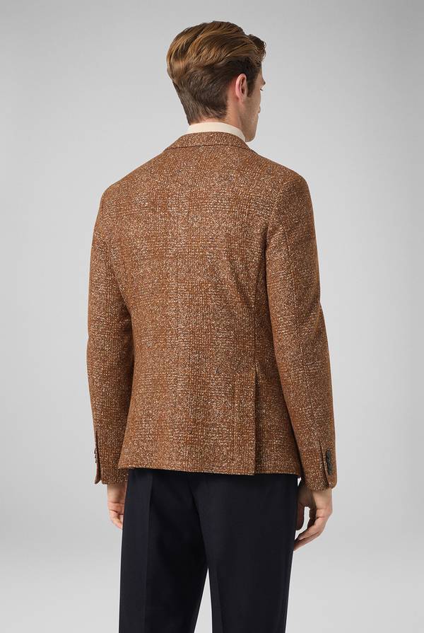 Pull Pal Zileri Giacca in lana e seta con micro pattern Enormi sconti