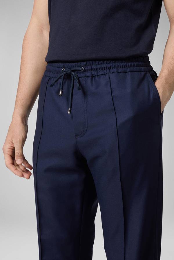 Pull Pal Zileri Drawstring in lana vergine anti-piega Soddisfazione Garantita