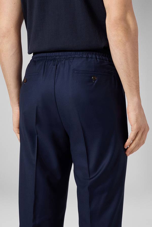 Pull Pal Zileri Drawstring in lana vergine anti-piega Soddisfazione Garantita