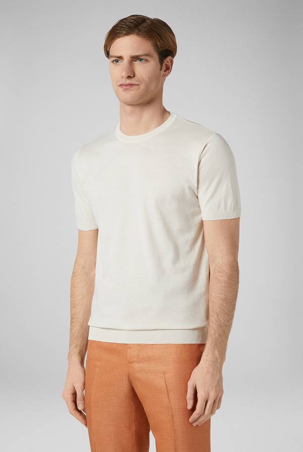 Pull Pal Zileri Maglia girocollo a maniche corte Qualità Garantita