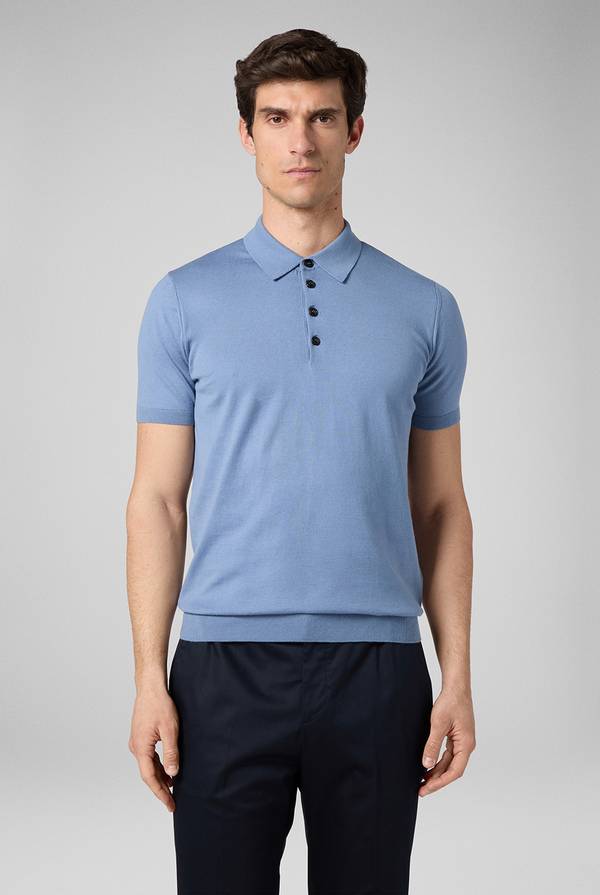 Pull Pal Zileri Polo in puro cotone a maniche corte Acquista Ora