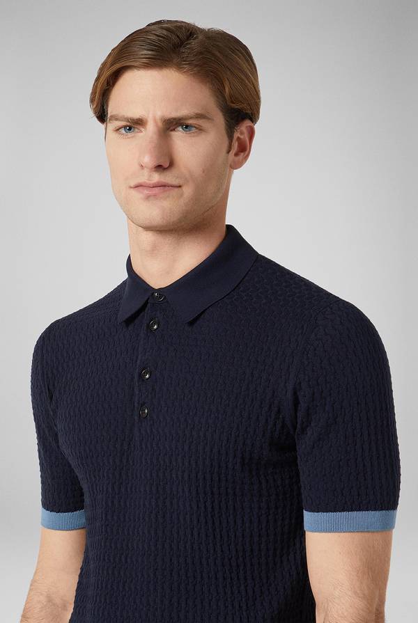 Pull Pal Zileri Polo con cuciture 3D Consegna Veloce