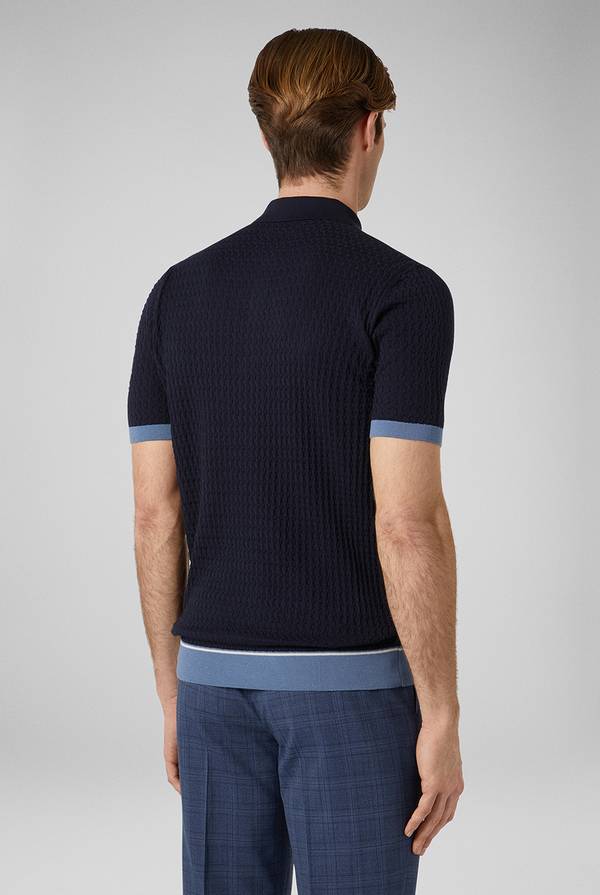 Pull Pal Zileri Polo con cuciture 3D Consegna Veloce