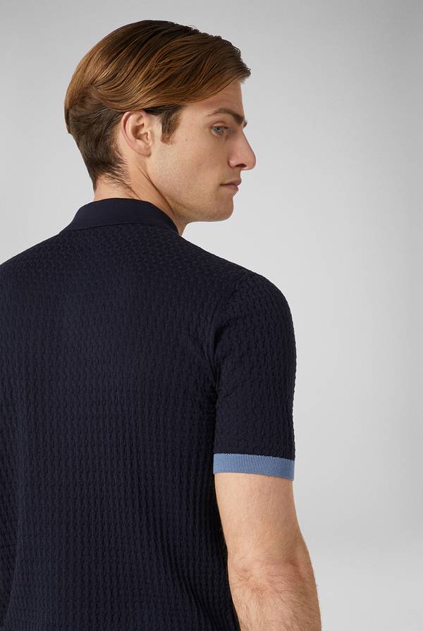 Pull Pal Zileri Polo con cuciture 3D Consegna Veloce