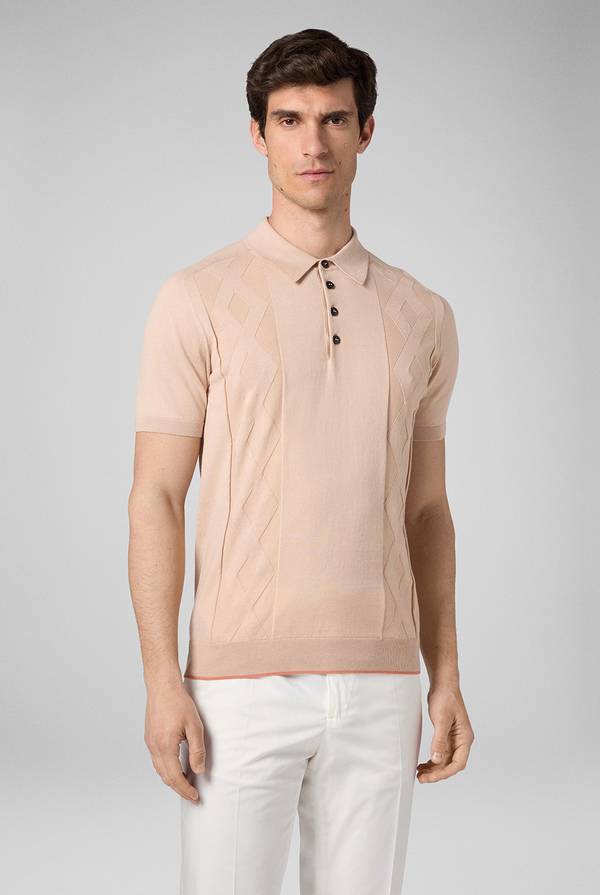 Pull Pal Zileri Polo in maglia con calati Promozione Limitata