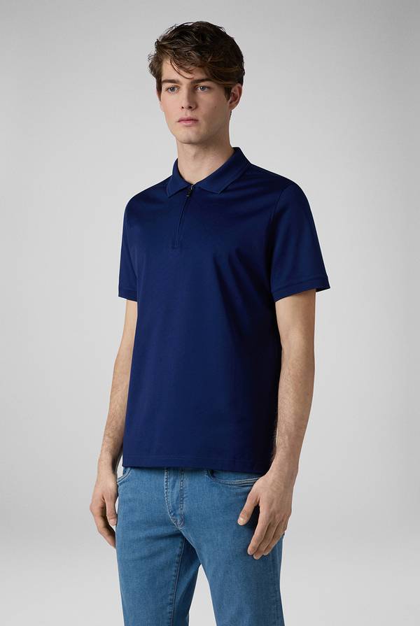 Pull Pal Zileri Polo con monogramma allover Convenienza