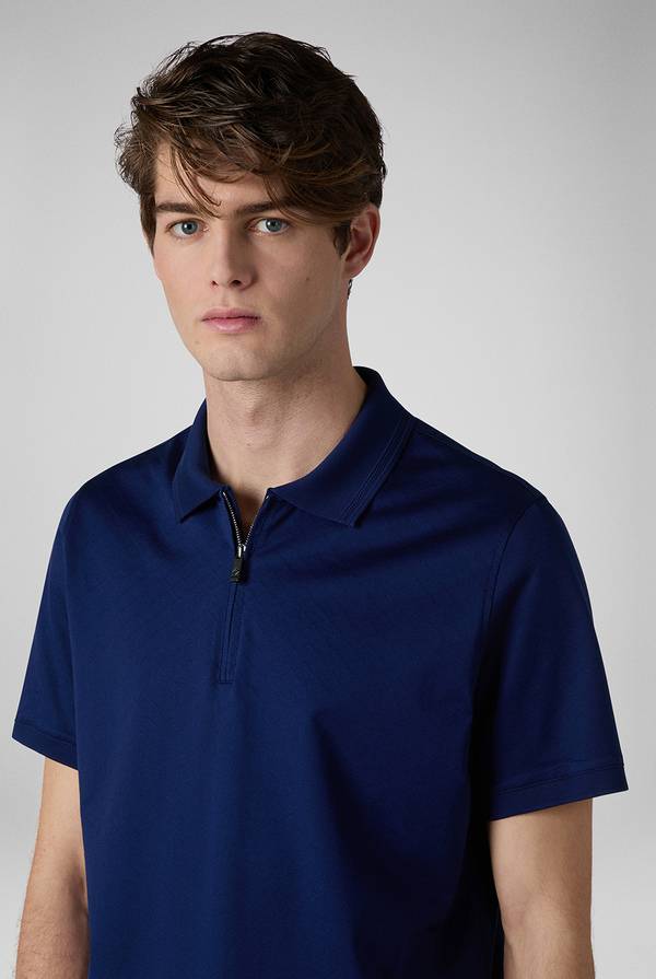 Pull Pal Zileri Polo con monogramma allover Convenienza