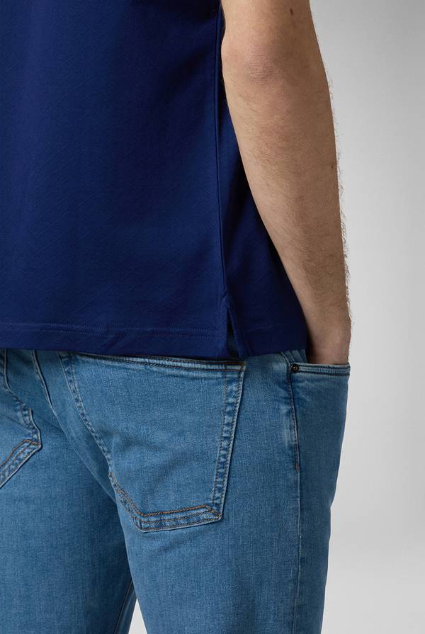 Pull Pal Zileri Polo con monogramma allover Convenienza