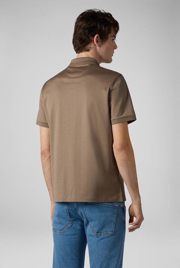 Pull Pal Zileri Polo con monogramma allover Novità