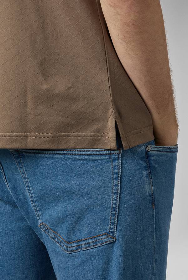 Pull Pal Zileri Polo con monogramma allover Novità