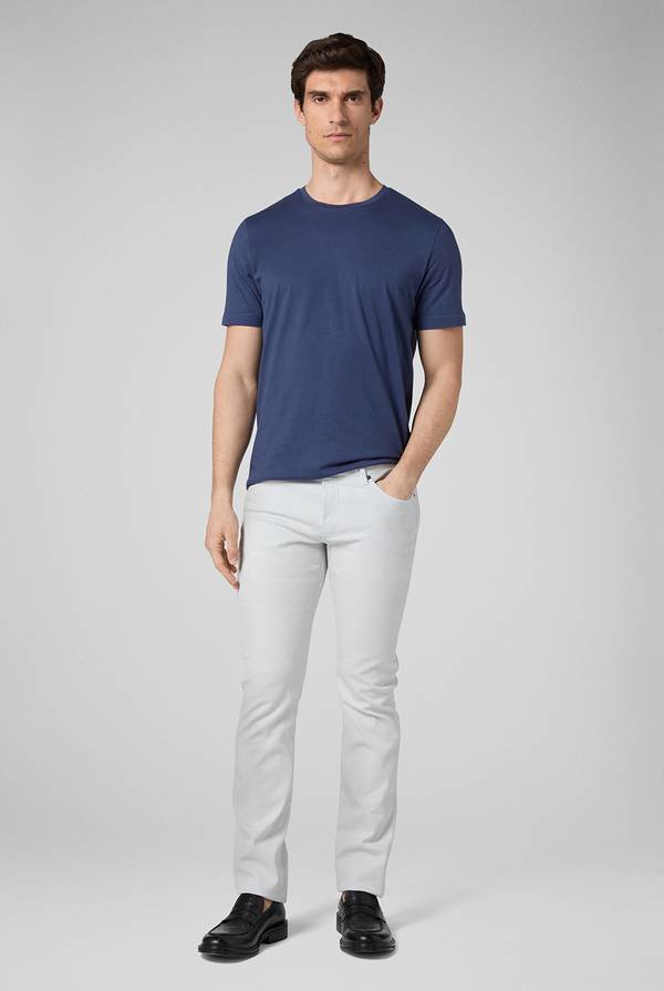 Pull Pal Zileri T-Shirt in cotone nel colore blu navy Offerta