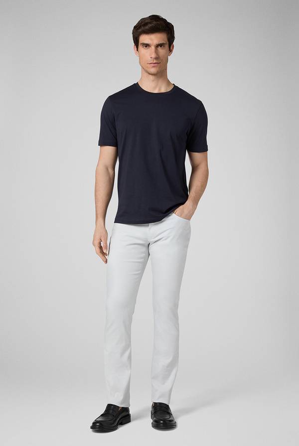 Pull Pal Zileri T-Shirt in cotone nel colore blu navy Offerta