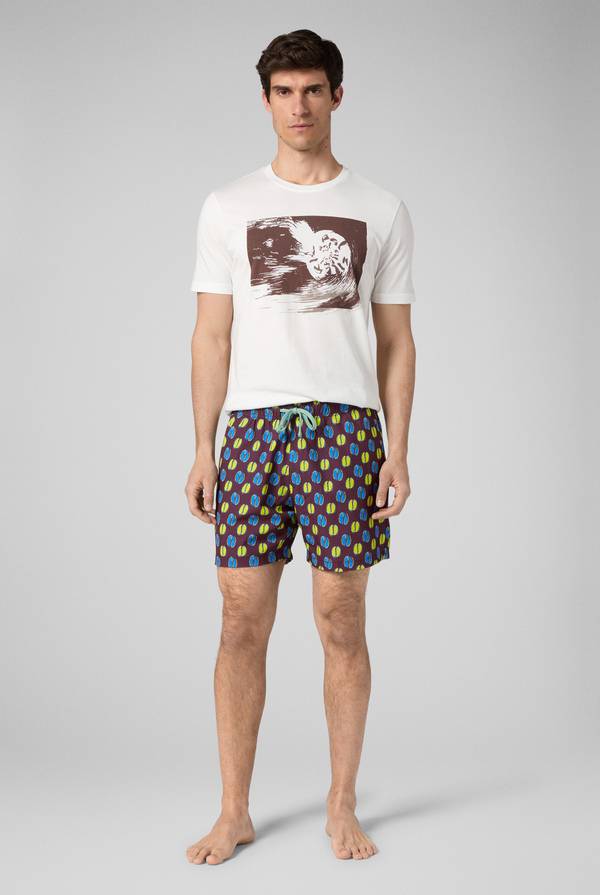 Pull Pal Zileri tshirt in cotone con stampa astratta Outlet
