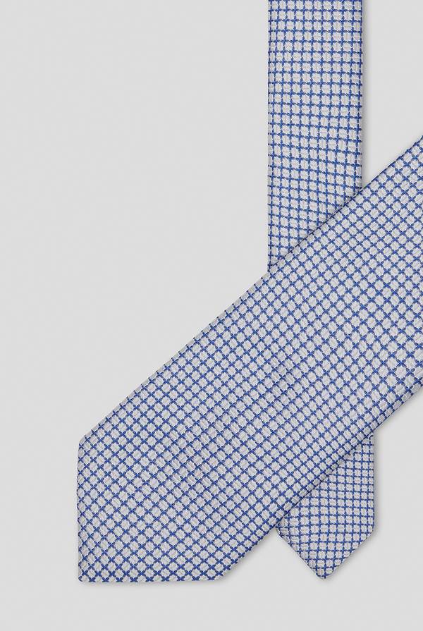 Pull Pal Zileri Cravatta con micro lavorazione jacquard nei toni dell'azzurro Qualità