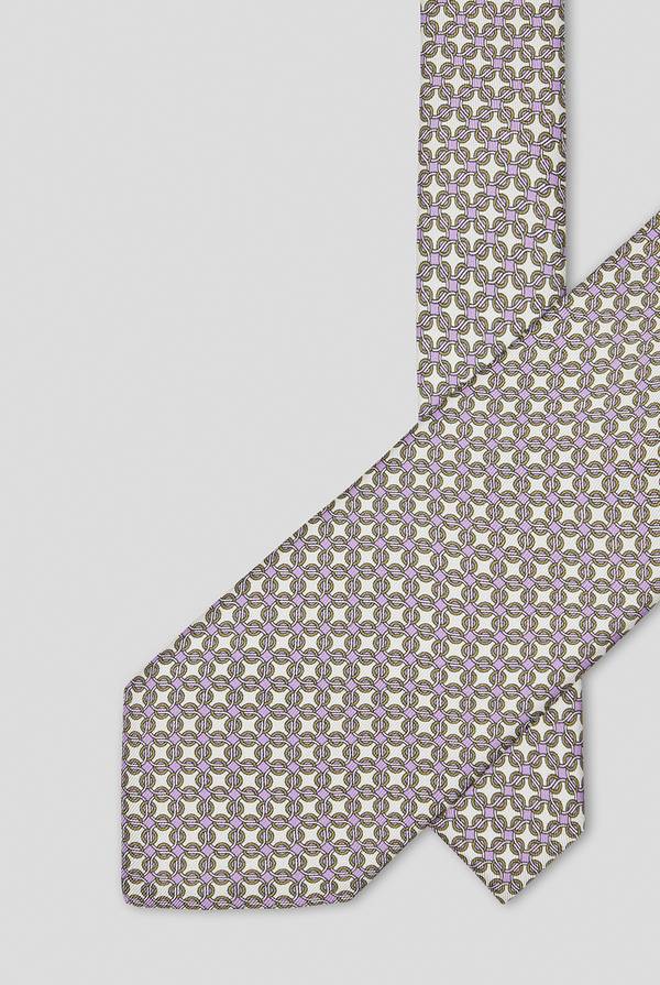 Pull Pal Zileri Cravatta in seta con stampa geometrica Presa