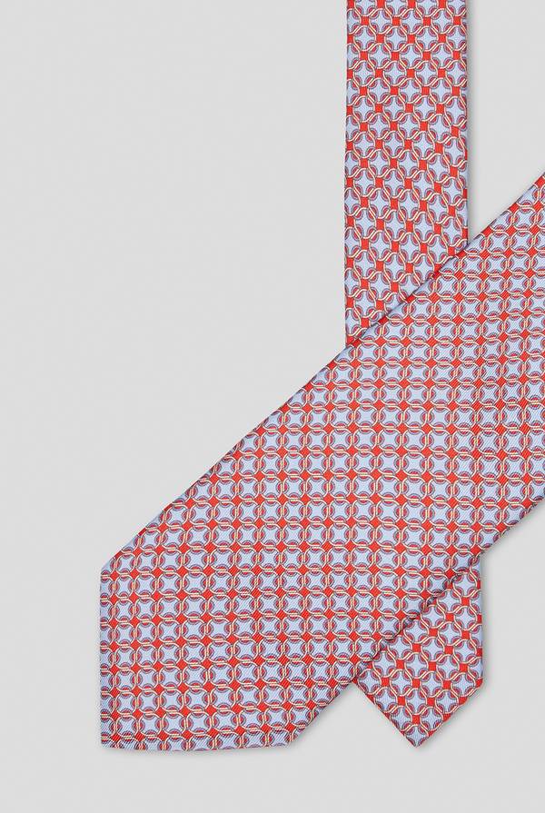Pull Pal Zileri Cravatta in seta con stampa geometrica Sconto