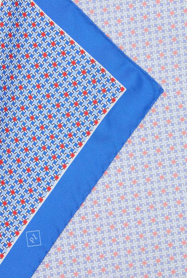 Pull Pal Zileri Pochette in seta pied de poule Nuova