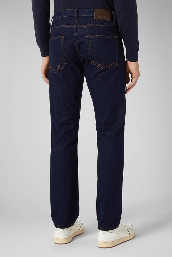 Pull Pal Zileri Denim lavaggio scuro Consegna Veloce