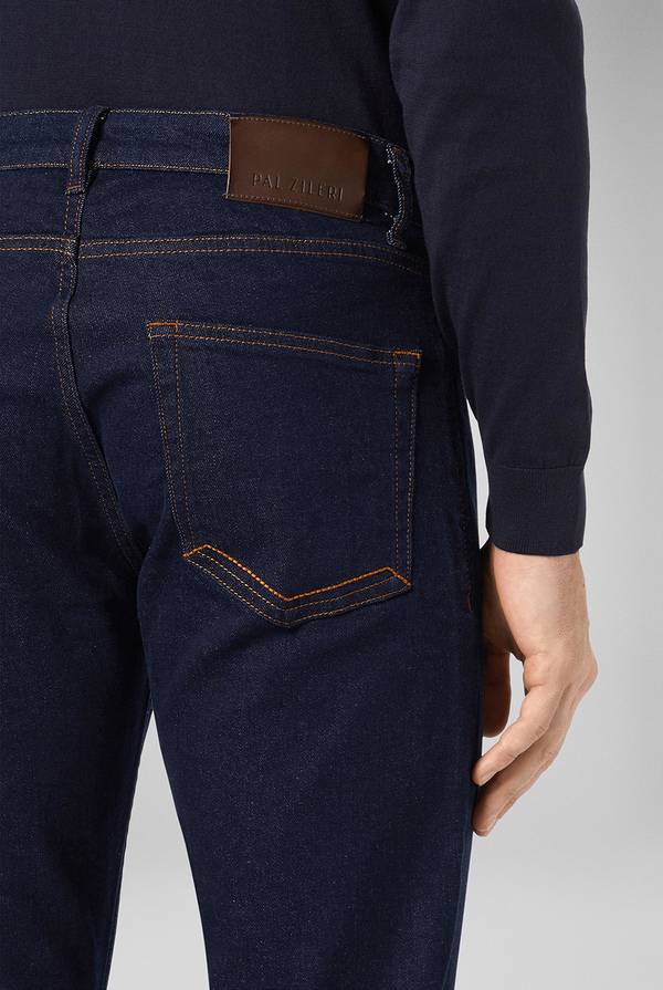 Pull Pal Zileri Denim lavaggio scuro Consegna Veloce