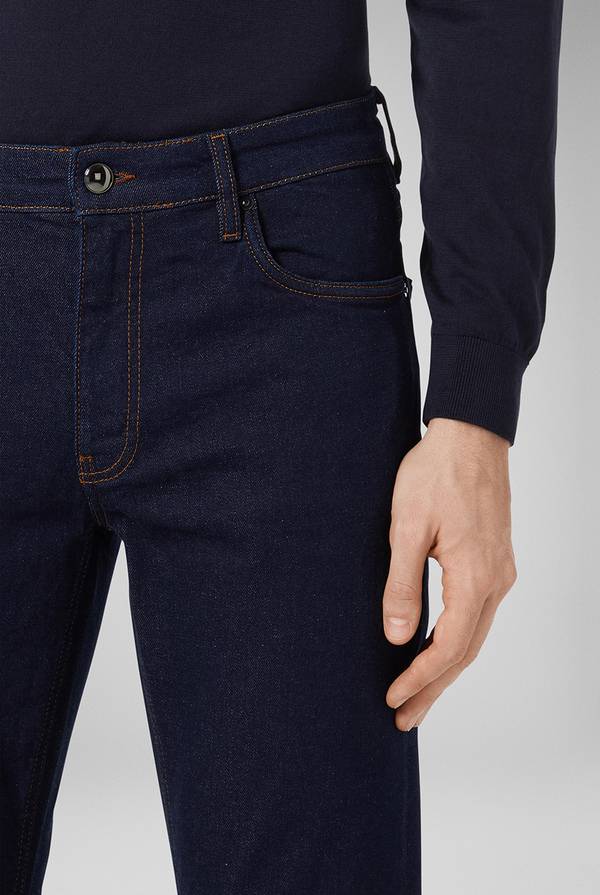 Pull Pal Zileri Denim lavaggio scuro Consegna Veloce