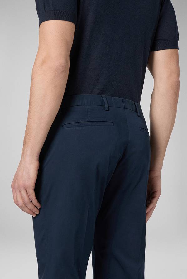 Pull Pal Zileri Chino in cotone stretch tinto in capo Promozione Limitata