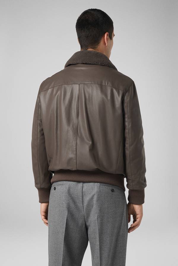 Pull Pal Zileri Bomber in pelle modello Aviator Offerte