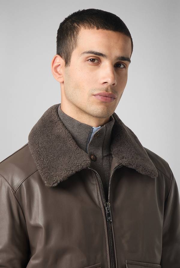 Pull Pal Zileri Bomber in pelle modello Aviator Offerte