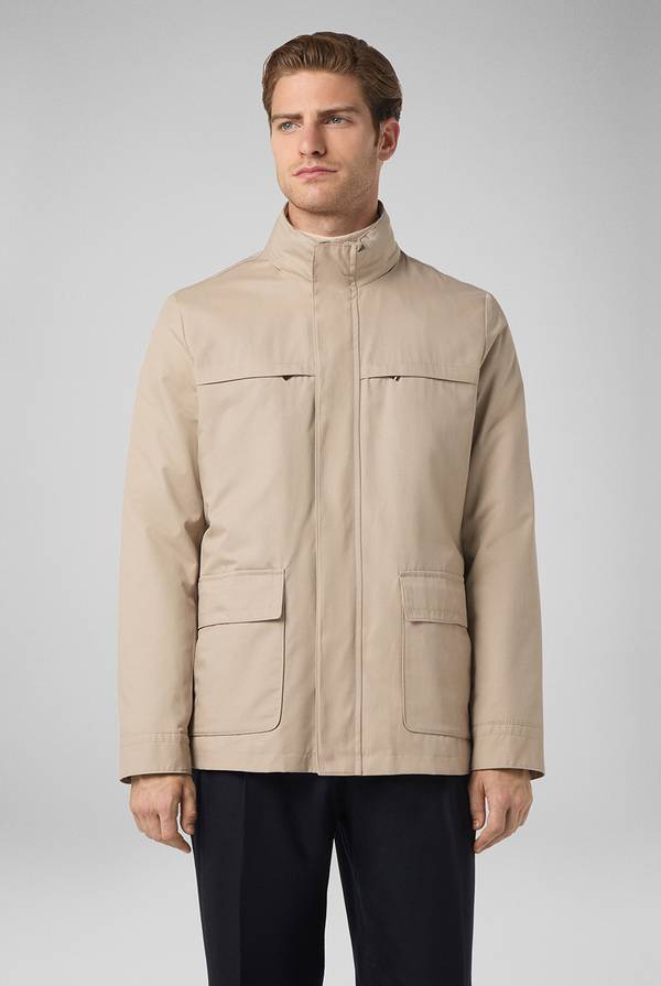 Pull Pal Zileri Oyster Field Jacket in cotone tecnico idro repellente Nuova