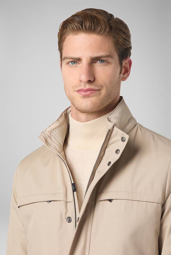 Pull Pal Zileri Oyster Field Jacket in cotone tecnico idro repellente Nuova