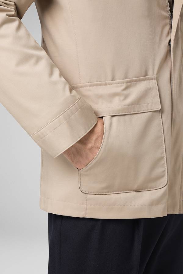 Pull Pal Zileri Oyster Field Jacket in cotone tecnico idro repellente Nuova